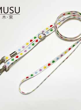 手工原创新细条双扣头斜跨包包背带可调节手机挂绳相机小蜜蜂肩带
