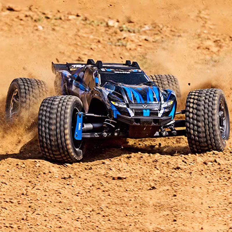 TRAXXAS 2024终级版Rustler专业RC遥控攀爬车四驱越野短卡67097-4 - 图1