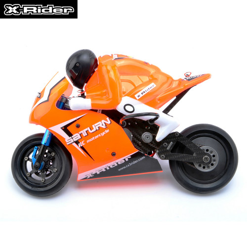 X-Rider 土星1:8遥控电动RC模型GP摩托赛车碳纤车架无刷碟刹包邮 - 图0