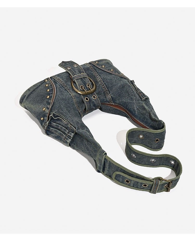 2025新款美拉德水洗牛仔包小众托特包Y2K时尚女包流行腋下包跨境,淘宝优惠券,粉丝福利购,淘宝优惠卷