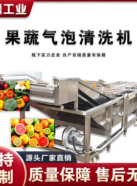 厂家生产海蜇气泡清洗机 海带丝清洗设备 全自动裙带菜清洗脱盐机