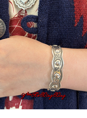 有颗星星文艺男女S925银爱心手镯