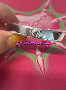 有颗星星S925轻奢爱心蝴蝶结手镯