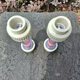 PP plastic rotor float liquid flowmeter pipe type