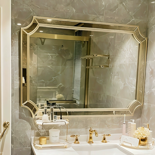 Французский ретро ванный шкаф зеркал стена настенная настенная туалет