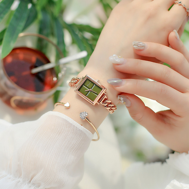 女士女学生简约气质ins风森系手表 金米欧惠朋国产腕表