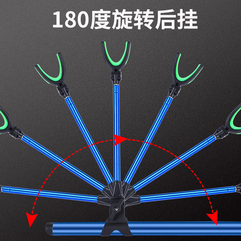 不锈钢钓鱼支架多功能鱼竿架地插台钓架杆炮台支撑架鱼杆手竿杆架 - 图1