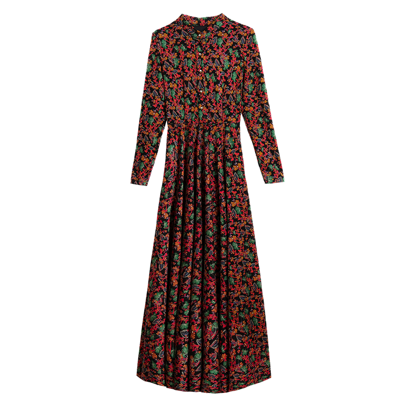 春秋装2020年新款女流行的连衣裙子 hmiu韩缪连衣裙