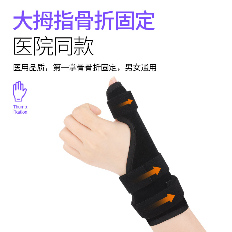 第一掌骨固定器大拇指手指骨折固定指套手掌手腕骨裂夹板护具支具,淘宝优惠券,粉丝福利购,淘宝优惠卷