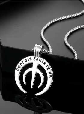 复古鱼叉吊坠项链ins风潮