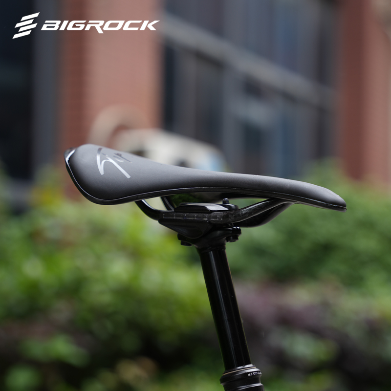 BIGROCK大石新款碳弓碳底坐垫全碳纤维公路车山地自行车短鼻座垫-图2