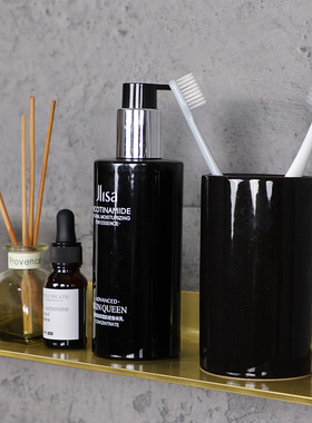 洗手间浴室柜装饰品花艺沐浴露