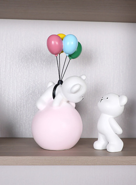 卡通儿童房书柜装饰摆件