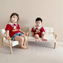 Children sofa solid wood infant garden small baby stool training course Chair reading Hosting removable photo props