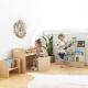 Children's table and chair set multifunctional toys for eating and writing