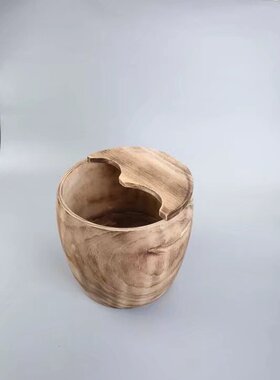 泡脚桶整木挖空泡脚桶环保木桶水桶