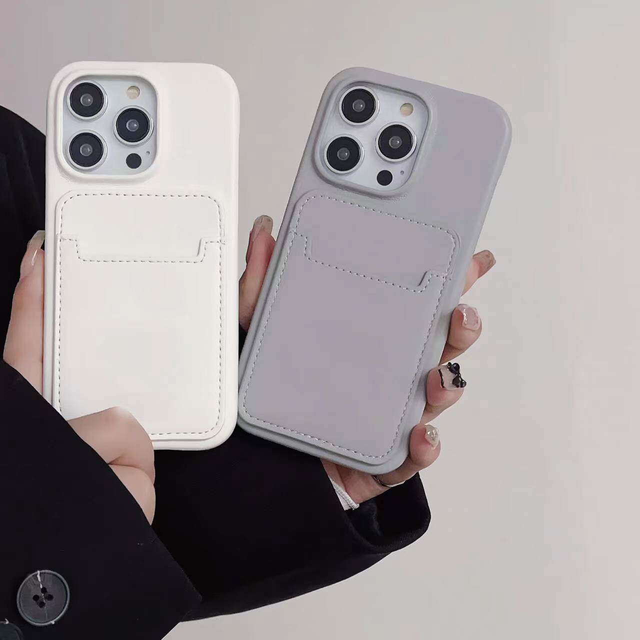 新款适用苹果15pro手机壳卡包一体iphone16Promax卡套14pro带卡槽13可放卡12门禁卡11口袋半包高级感保护套