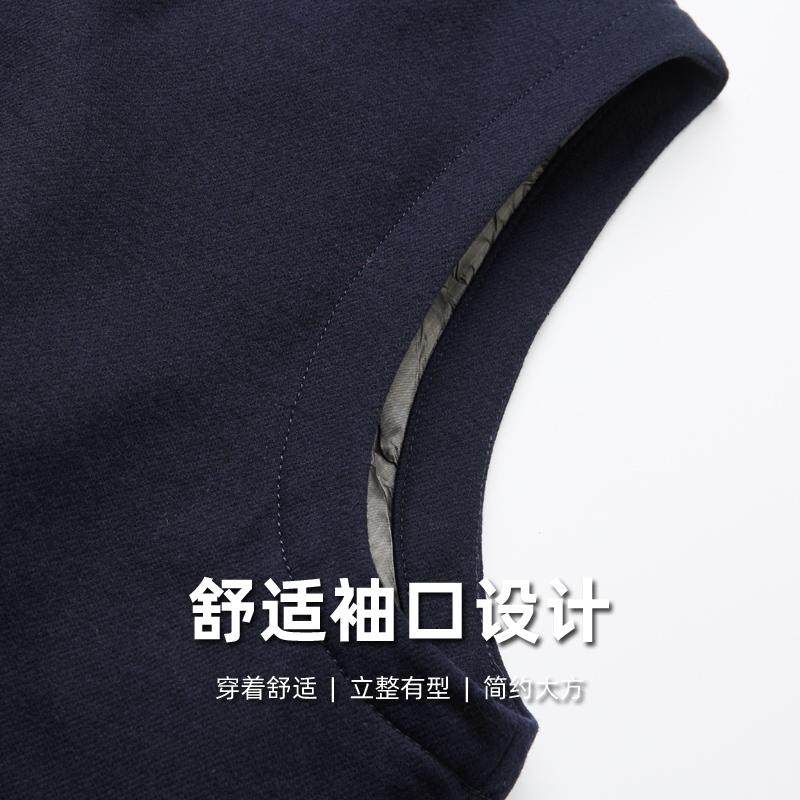 [绵羊毛]TREKTRAVEL德国飞鹰立领羽绒马甲男秋季新款商务休闲上衣,淘宝优惠券,粉丝福利购,淘宝优惠卷