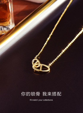 茗琳纯银小众设计感百搭锁骨链