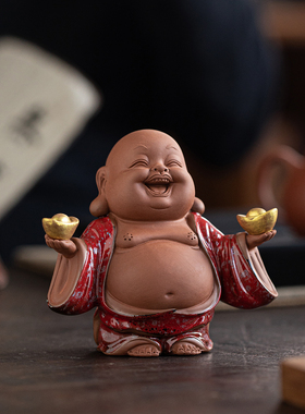 可爱招财弥勒佛小摆件