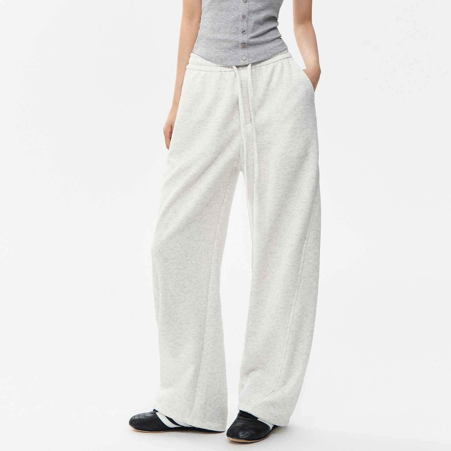 DCW休闲运动长裤女宽松显瘦跑步健身阔腿裤普拉提训练瑜伽弯刀裤,淘宝优惠券,粉丝福利购,淘宝优惠卷