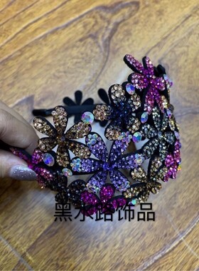 新款韩版进口捷克厘米拉直发饰