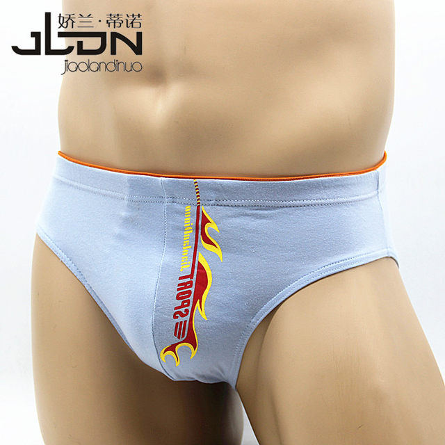 Stretch cotton printed youth fashion lycra briefs
