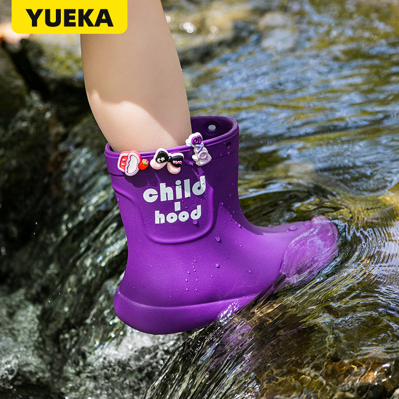 防滑儿童雨靴女孩宝宝雨鞋男童2025新款女童婴幼儿水鞋岁小孩套鞋,淘宝优惠券,粉丝福利购,淘宝优惠卷