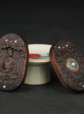 沉香木质佛牌守护神十二生肖本命