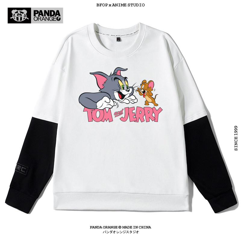 猫和老鼠联名男女潮薄款宽松卫衣 唐零卫衣