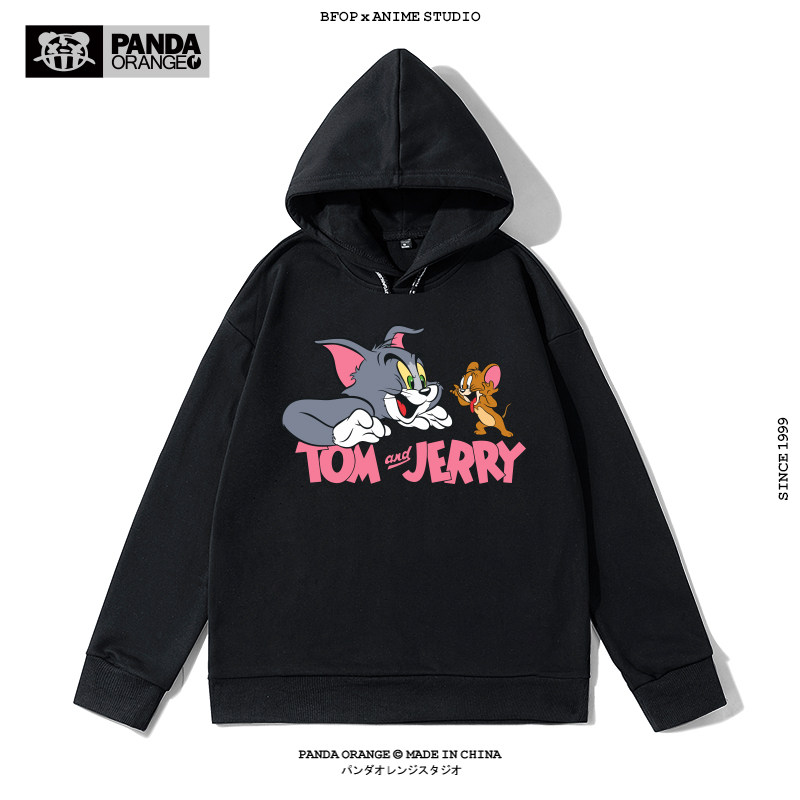 猫和老鼠联名男女潮薄款宽松卫衣 唐零卫衣