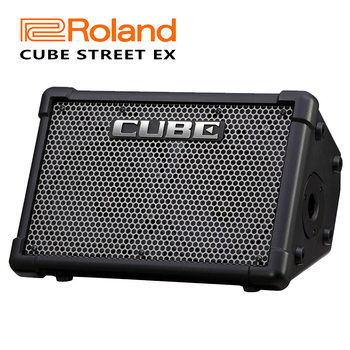 Roland Roland ລໍາໂພງກີຕ້າອາຄູຕິກໄຟຟ້າ CUBE STREET EX ລໍາໂພງສຽງຮ້ອງເພງພື້ນບ້ານນອກບ້ານ