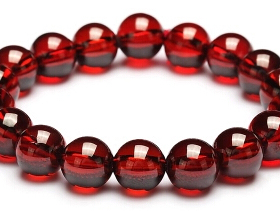 多色锆石圆珠手链七彩梧州