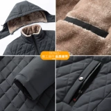 Бархатный демисезонный утепленный пуховик, куртка, изысканный стиль, для среднего возраста