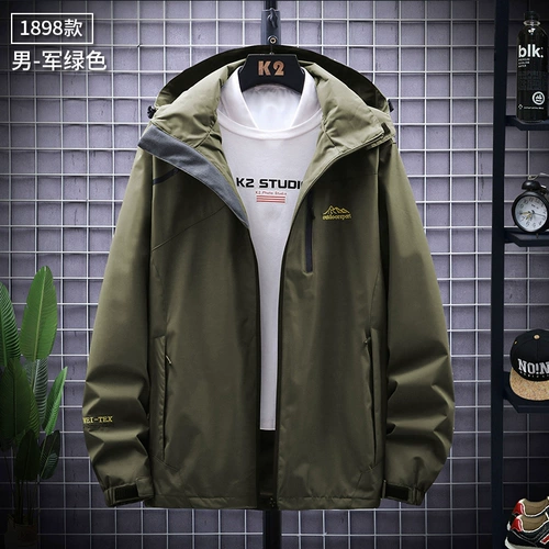 Весенняя куртка, осенний плащ с капюшоном для отдыха, для среднего возраста, коллекция 2023