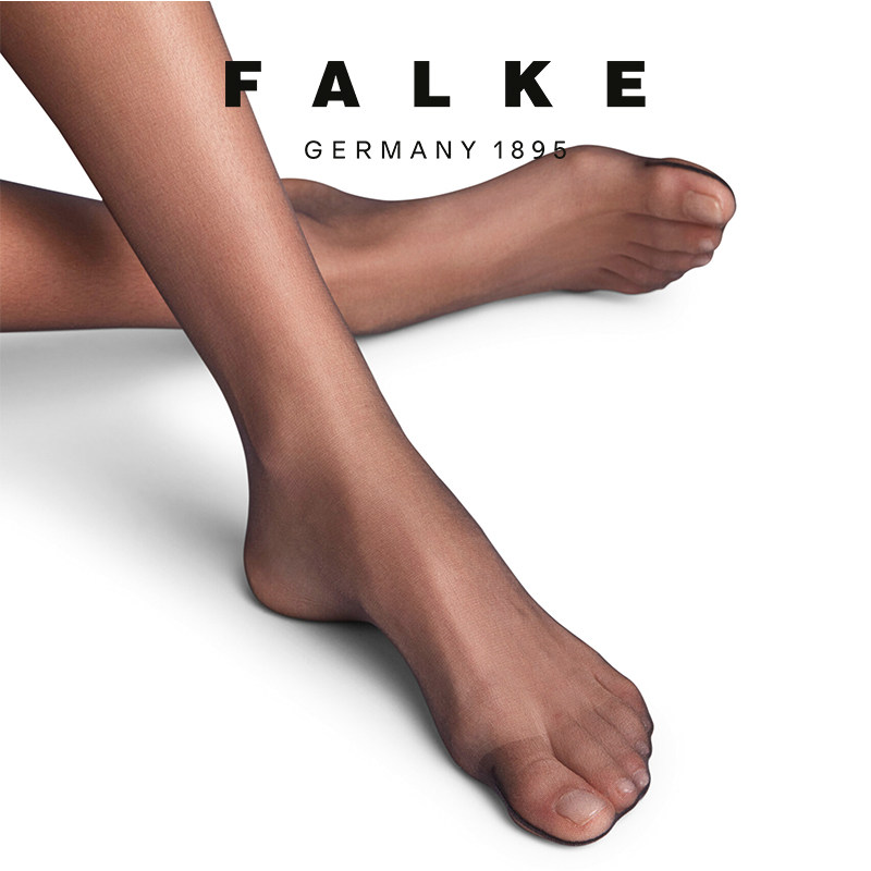 FALKE德国鹰客Shelina 12D轻薄高弹光滑丝袜舒适高筒女41726 - 图1