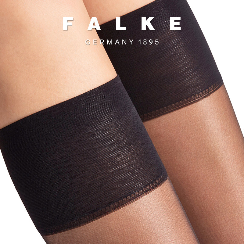 FALKE德国鹰客Shelina 12D轻薄高弹光滑丝袜舒适高筒女41726 - 图2