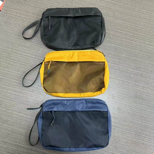 升级款190D尼龙收纳包便携手包男女洗漱包杂物包轻量抗撕裂防泼水