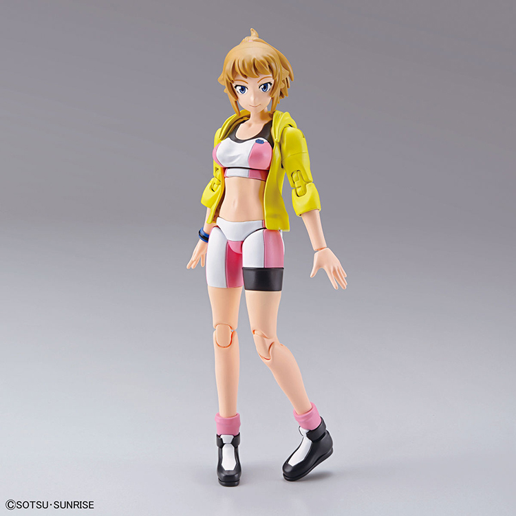 现货 万代 Figure-rise FRS 星野文奈 高达创战者TRY 拼装模型