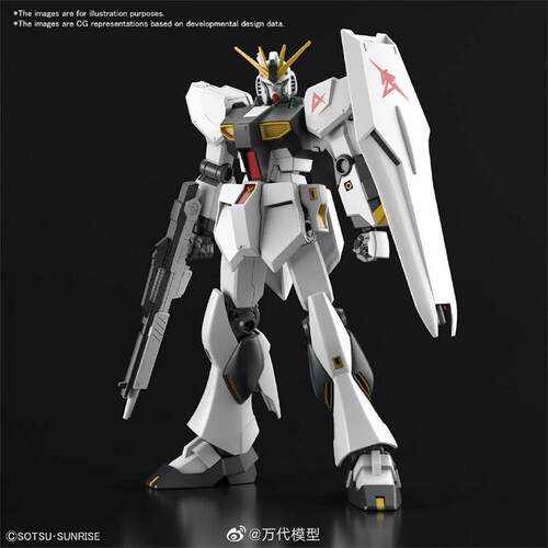 现货 万代 EG 1/144 RX-93 牛高达 ν高达 V高达  阿姆罗 拼装 - 图0