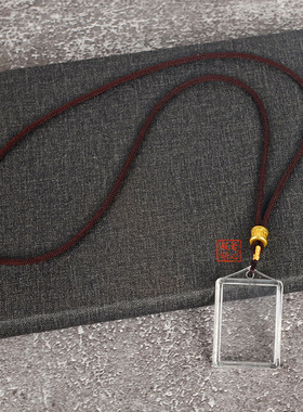 可以拆打开空心透明大号嘎乌盒子装宝宝平安挂件吊坠空心瓶朱砂粉