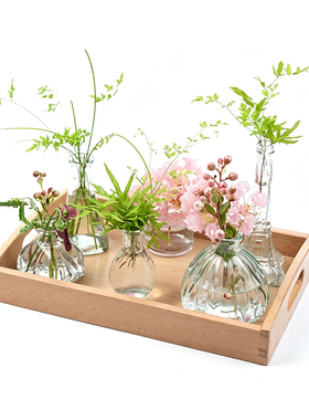 萌学教具倒水工作配件玻璃插花瓶