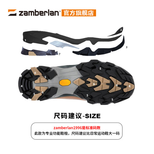 Zamberlan赞贝拉 户外GTX防水透气防滑徒步爬山登山鞋靴女款 1996 - 图3