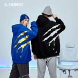 Толстовка с капюшоном, рубашка для отдыха для влюбленных, осенняя, этнический стиль