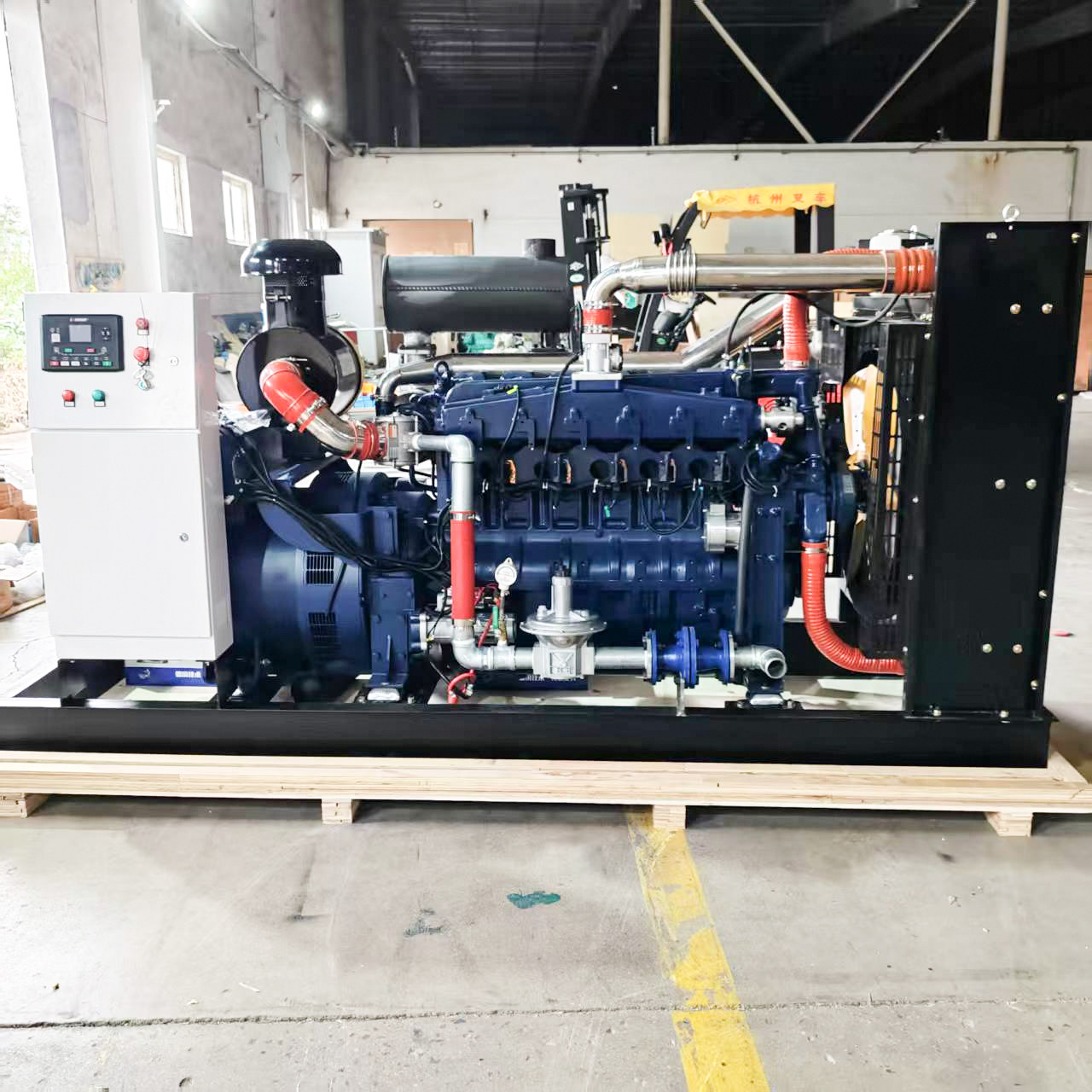 斯太尔250kw燃气发电机组 70型钻井项目电力供应气代油专用井口气 - 图2