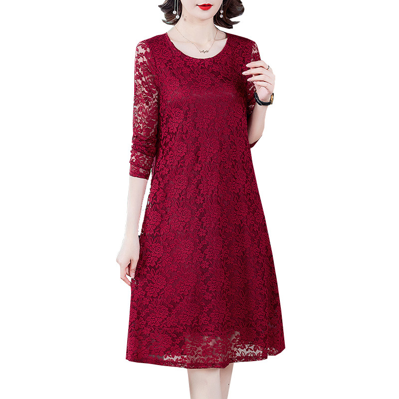 春秋季大码女装2020新款高端连衣裙 妒妮大码女装