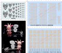 00640 ultra-like movable Joney hand office Stars Wolf Tattoo Water Transfer Model Water Sticker Set to make a custom