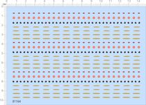 81164 whole edition of glue incomparably nine-tailed eye water sticker dolls Handmade clay Man Puppet blush A6