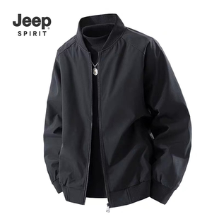 【JeeP】男士秋季飞行夹克棒球服外套