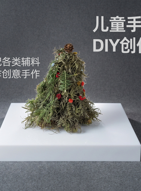 杉树叶小树型摆件花艺布景森系